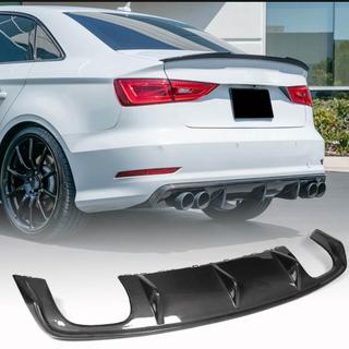 Takapuskurin diffuusori V2 (S-Line Sedan 2012-2016, hiilikuitu) Audi A3 2012–2020 kuva 1