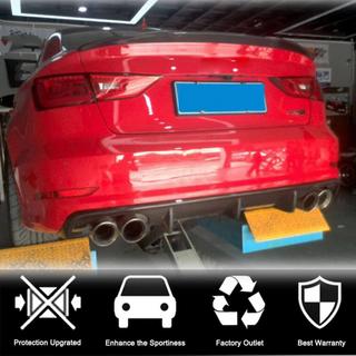 Takapuskurin diffuusori V2 (S-Line Sedan 2012-2016, hiilikuitu) Audi A3 2012–2020 kuva 3