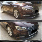 Audi A3 2012–2020 Etupuskurin lipspoileri Lip V1 (S-Line 2017-2020 HB, hiilikuitu) kuva 3
