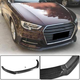 Etupuskurin lipspoileri Lip V1 (S-Line 2017-2020 HB, hiilikuitu) Audi A3 2012–2020 kuva 1