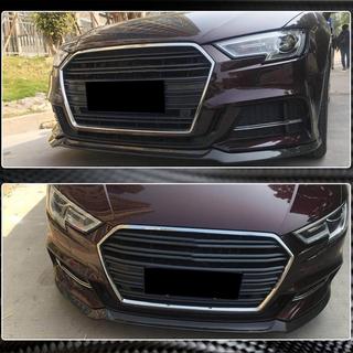 Etupuskurin lipspoileri Lip V1 (S-Line 2017-2020 HB, hiilikuitu) Audi A3 2012–2020 kuva 4