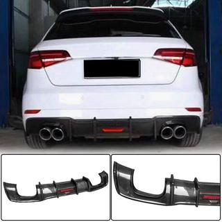 Takapuskurin diffuusori V1 (S-Line HB 2017-2020, hiilikuitu) Audi A3 2012–2020 kuva 1