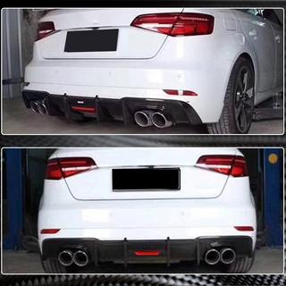 Takapuskurin diffuusori V1 (S-Line HB 2017-2020, hiilikuitu) Audi A3 2012–2020 kuva 3