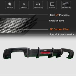 Takapuskurin diffuusori V1 (S-Line HB 2017-2020, hiilikuitu) Audi A3 2012–2020 kuva 4