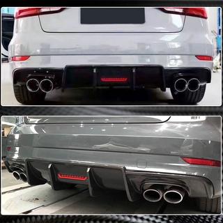 Takapuskurin diffuusori V3 (S-Line Sedan 2017-2020, hiilikuitu) Audi A3 2012–2020 kuva 4