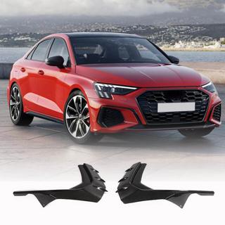 Etupuskurin lip-spoilerit (S-Line Sedan 2020-2023, hiilikuitu) kuva 1