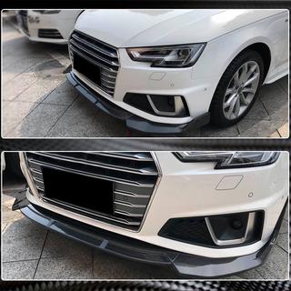 Etupuskurin lip-spoileri Lip V1 (S-Line Sedan 2015-2019, hiilikuitu) kuva 4