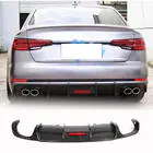 Audi A4 B9 2015–2024 Takapuskurin diffuusori V1 (S-Line Sedan 2015-2019, hiilikuitu) kuva 1