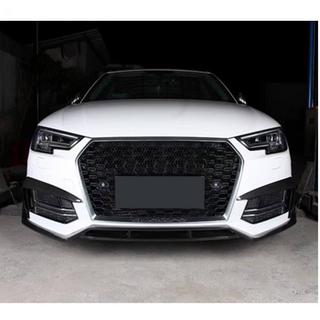 Etupuskurin lip-spoileri Lip V2 (S-Line Sedan 2015-2019, Carbon) kuva 1