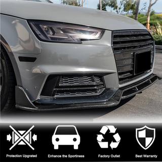 Etupuskurin lip-spoileri Lip V2 (S-Line Sedan 2015-2019, Carbon) kuva 3
