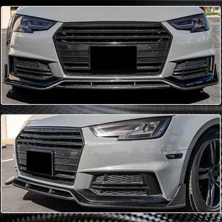 Etupuskurin lip-spoileri Lip V2 (S-Line Sedan 2015-2019, Carbon) kuva 4