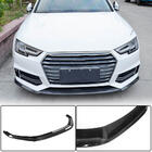 Audi A4 B9 2015–2024 Etupuskurin lip-spoileri Lip V4 (S-Line Sedan 2015-2019, hiilikuitu) kuva 1