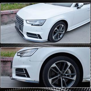 Etupuskurin lip-spoileri Lip V4 (S-Line Sedan 2015-2019, hiilikuitu) kuva 4