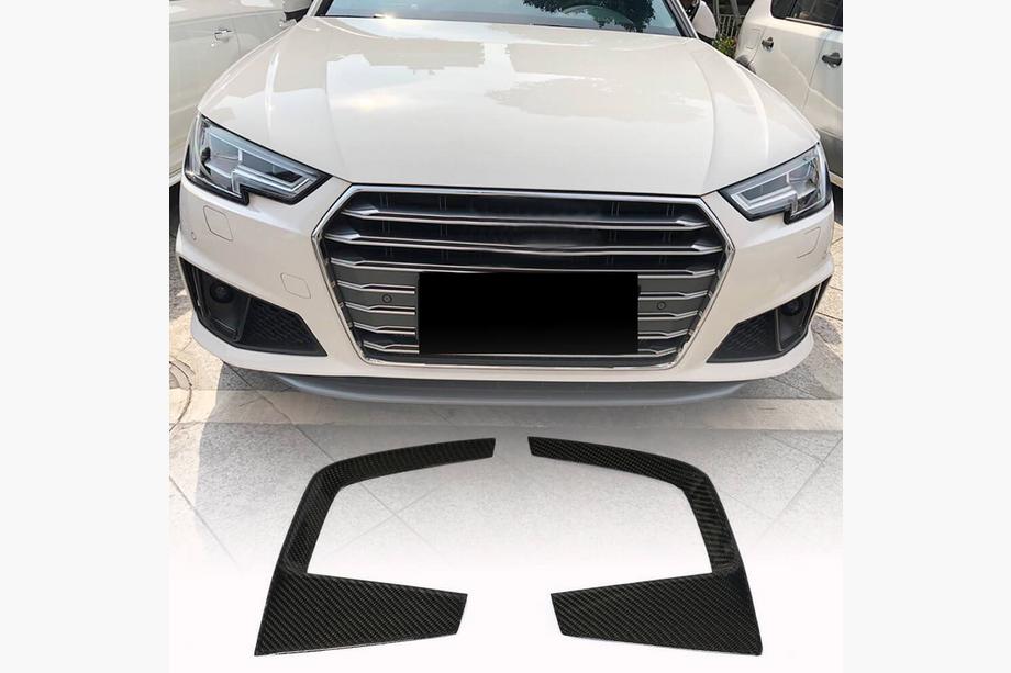 Audi A4 B9 2015–2024 Sumuvalojen kehykset V3 (S-Line Sedan 2015-2019, hiilikuitu) Image