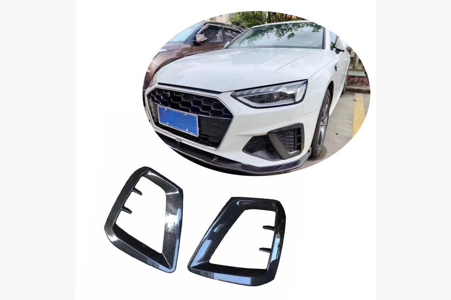 Audi A4 B9 2015–2024 Sumuvalojen kehykset V1 (S-Line Sedan 2015-2019, hiilikuitu) Image