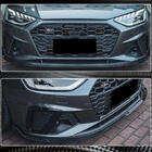 Audi A4 B9 2015–2024 Etupuskurin lip-spoileri Lip V1 (S-Line Sedan 2019-2024, hiilikuitu) kuva 4