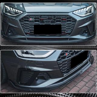 Etupuskurin lip-spoileri Lip V1 (S-Line Sedan 2019-2024, hiilikuitu) kuva 4