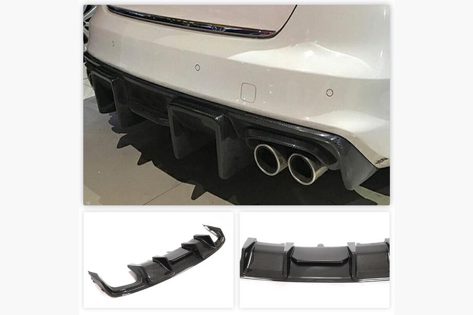 Audi A4 B8 2007–2015 Takapuskurin diffuusori (S4 2013-2015, hiilikuitu) Image