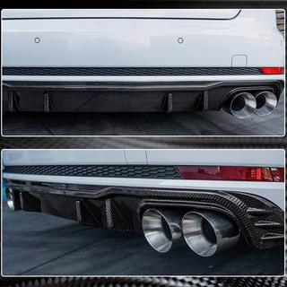 Takapuskurin diffuusori V2 (S-Line Sedan 2015-2019, hiilikuitu) kuva 4