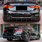 Audi A5 2016–2025 Takapuskurin diffuusori V2 (S-Line 2021-2025, hiilikuitu) kuva 2