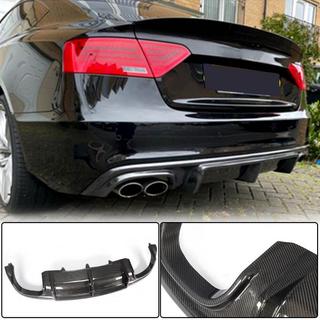 Takapuskurin diffuusori V3 (S-Line 2012-2015, hiilikuitu) Audi A5 2007–2015 kuva 1