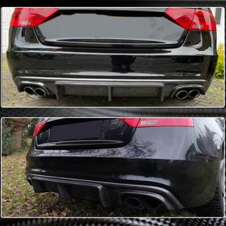 Takapuskurin diffuusori V3 (S-Line 2012-2015, hiilikuitu) Audi A5 2007–2015 kuva 4