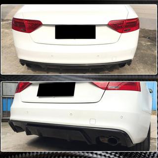 Takapuskurin diffuusori V2 (S-Line 2012-2015, hiilikuitu) Audi A5 2007–2015 kuva 3