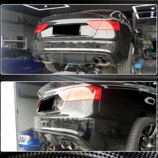 Takapuskurin diffuusori V1 (S-Line 2012-2015, hiilikuitu) Audi A5 2007–2015 kuva 3