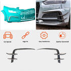 Audi A5 2016–2025 Etupuskurin lipa Flap V2 (S-Line 2016-2020, hiilikuitu) kuva 2