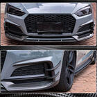 Audi A5 2016–2025 Etupuskurin lipa Flap V2 (S-Line 2016-2020, hiilikuitu) kuva 4