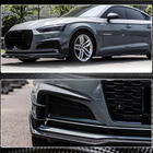 Audi A5 2016–2025 Etupuskurin lipa Flap V2 (S-Line 2016-2020, hiilikuitu) kuva 5