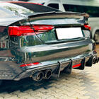 Audi A5 2016–2025 Takapuskurin diffuusori V1 (S-Line 2016-2020, hiilikuitu) kuva 4