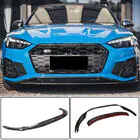 Audi A5 2016–2025 Etupuskurin lip-spoileri Lip V1 (S-Line 2021-2025, hiilikuitu) kuva 1