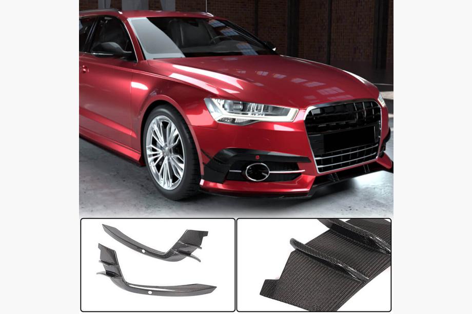 Audi A6 C7 2011–2017 Hiilikuituiset sumuvalon kehykset (S-Line 2014-2018) Image