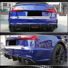 Audi A6 C7 2011–2017 Takapuskurin diffuusori, hiilikuitu (S-Line 2014-2018) kuva 2