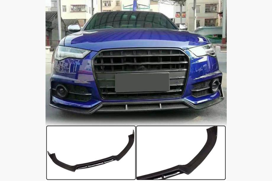 Audi A6 C7 2011–2017 Etupuskurin lip Carbon V1 (S-Line 2014-2018) Image