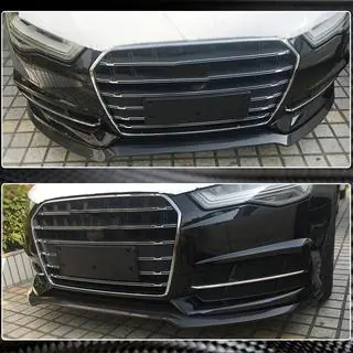 Etupuskurin lip Carbon V3 (S-Line 2014-2018) kuva 4