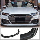 Audi A7 2018– Etupuskurin lip spoileri (S-Line 2018-2022, ABS) kuva 1