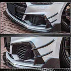 Audi A7 2018– Etupuskurin lip spoiler (S-Line 2018-2022, hiilikuitu) kuva 5