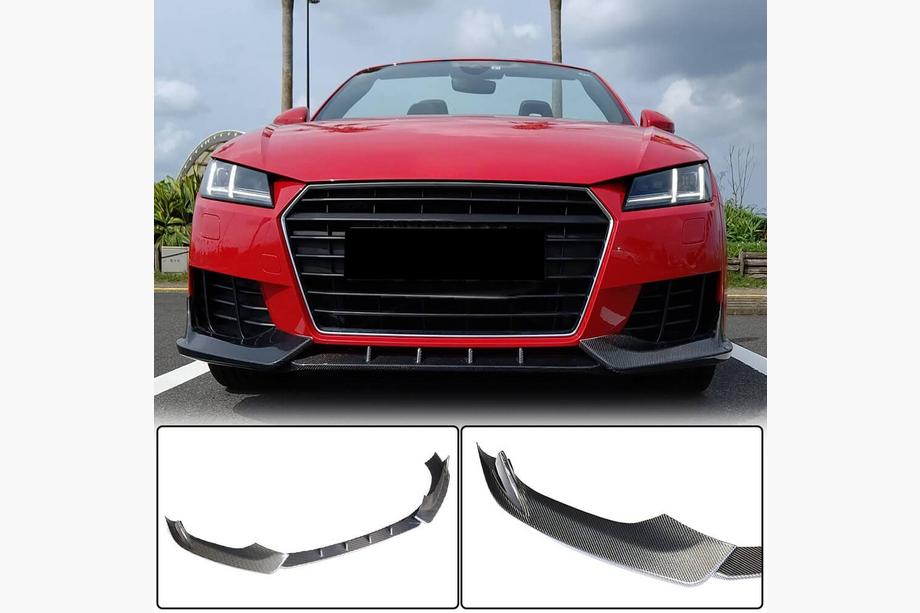 Audi TT 2014–2023 Etupuskurin lippoileri Lip V2 (Base, 2014-2019, Carbon) Image