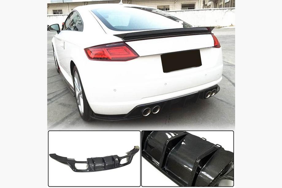 Audi TT 2014–2023 Takapuskurin diffuusori (Base, 2014-2019, Carbon) Image