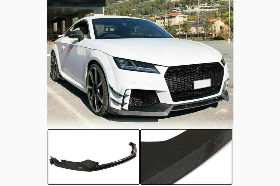 Audi TT 2014–2023 Etupuskurin lip-spoileri Lip (RS-malliin, 2016-2019, hiilikuitu) Image