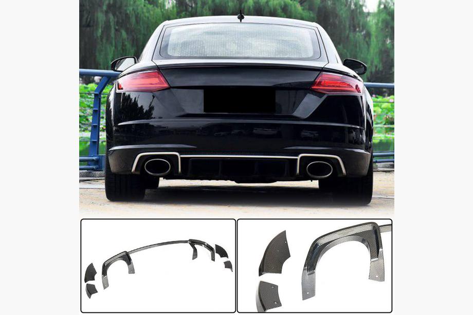 Audi TT 2014–2023 Takapuskurin diffuusori (RS, 2016-2019, kuivahiilikuitu) Image