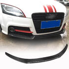 Audi TT 2006–2014 Etupuskurin lip spoileri Lip V2 (hiilikuitu) kuva 1