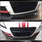 Audi TT 2006–2014 Etupuskurin lip spoileri Lip V2 (hiilikuitu) kuva 3