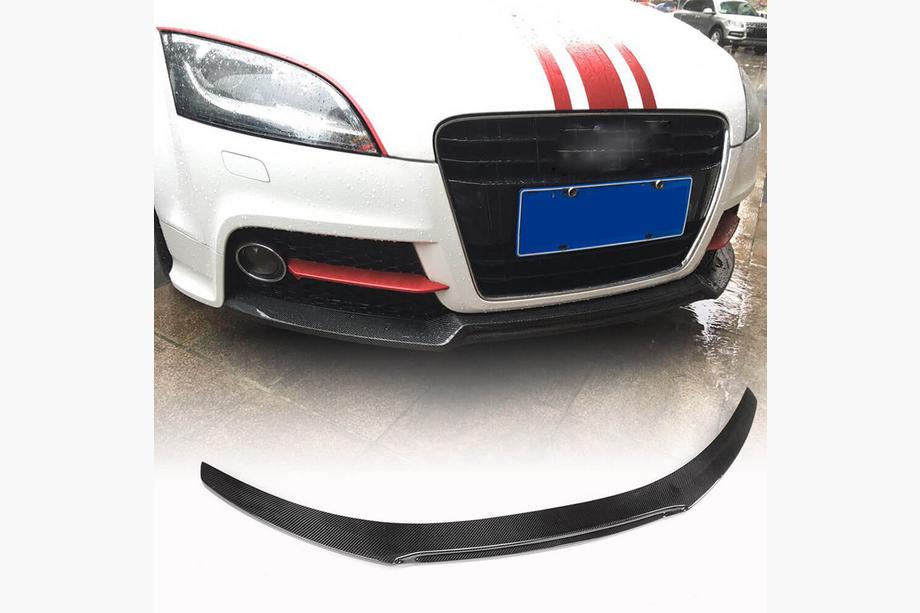 Audi TT 2006–2014 Etupuskurin lip spoileri Lip V2 (hiilikuitu) Image
