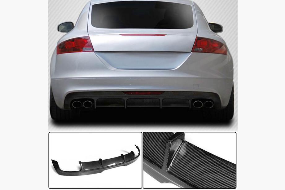 Audi TT 1998–2006 Takapuskurin diffuusori (FRP) V2 Image