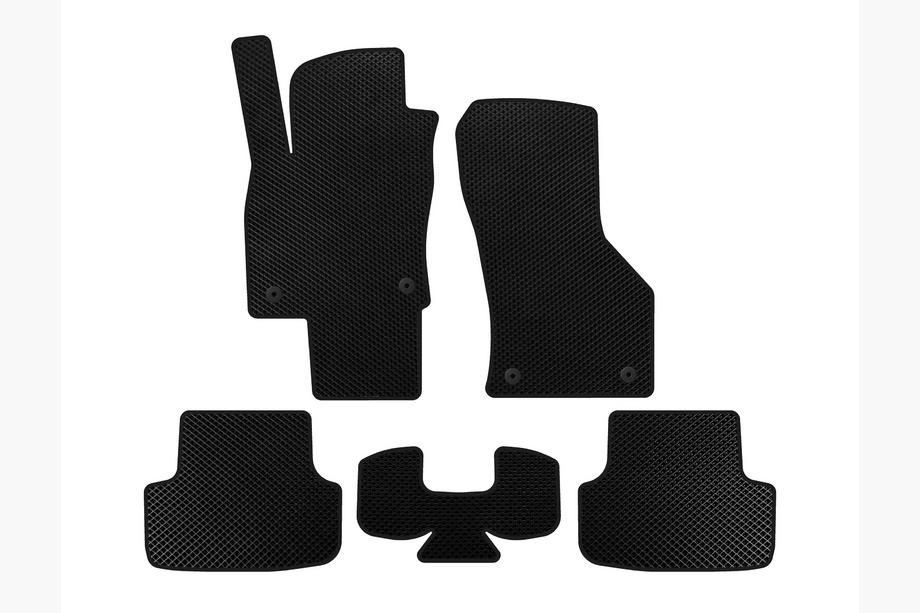 Seat Leon 2013–2020 EVA-lattiamatot (mustat) Image