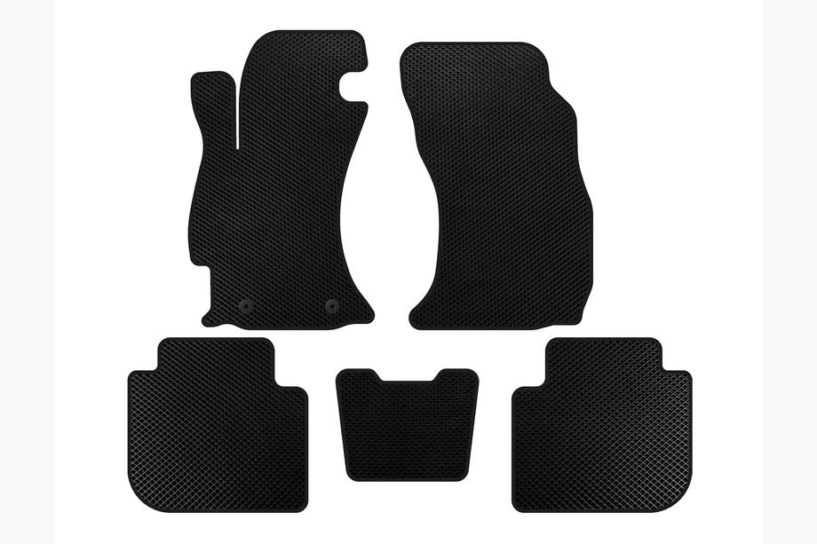 Subaru Forester 2013–2018 EVA-auton lattiamatot (2013-2017, musta) Image