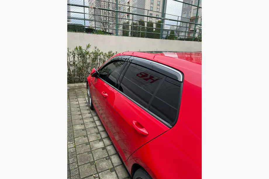 Volkswagen Golf 6 2008–2014 Ikkunatuuliohjaimet kromilistalla HB (4 kpl, Sunplex Steinless) Image